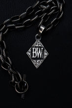 Load image into Gallery viewer, Diamond pendant with initials/brand