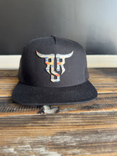 Load image into Gallery viewer, Black “tribal” logo hat