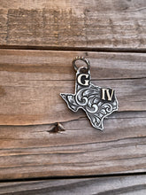 Load image into Gallery viewer, Engraved Sterling Silver Texas pendant With initial(s) or Brand